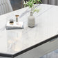 Modern Style Dining Table Rubberwood Legs Dinner Table for Living Room