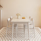 Modern 1/4/5 Pieces Dining Room Table Rectangle Stone Furniture in White