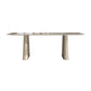 Nordic Style 1/4/5/7 Pieces Furniture Rectangle Stone Dining Table Set in White Clearhalo 'Dining Room Sets' 'Dining Tables & Seating' 'dining_room_set' 'furn' 'furn_dining_room_set' 'Furniture' 'Kitchen & Dining Furniture' 7224126