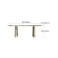 Nordic Style 1/4/5/7 Pieces Furniture Rectangle Stone Dining Table Set in White Clearhalo 'Dining Room Sets' 'Dining Tables & Seating' 'dining_room_set' 'furn' 'furn_dining_room_set' 'Furniture' 'Kitchen & Dining Furniture' 7224135