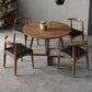 Contemporary Solid Wood Furniture 1/3/4/5 Pcs Dining Room Table Set in Brown