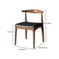 Contemporary Solid Wood Furniture 1/3/4/5 Pcs Dining Room Table Set in Brown