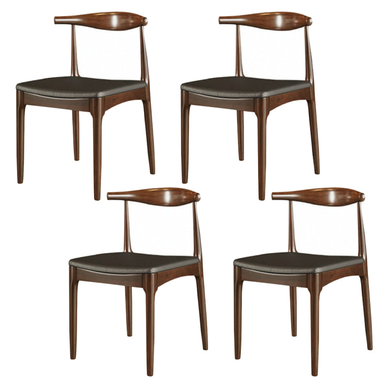 Industrial Solid Wood Furniture 1/4/5/7 Pcs Standard Height Dining Room Table Set 4 Brown Chairs Clearhalo 'Dining Room Sets' 'Dining Tables & Seating' 'dining_room_set' 'furn' 'furn_dining_room_set' 'Furniture' 'Kitchen & Dining Furniture' 7224202