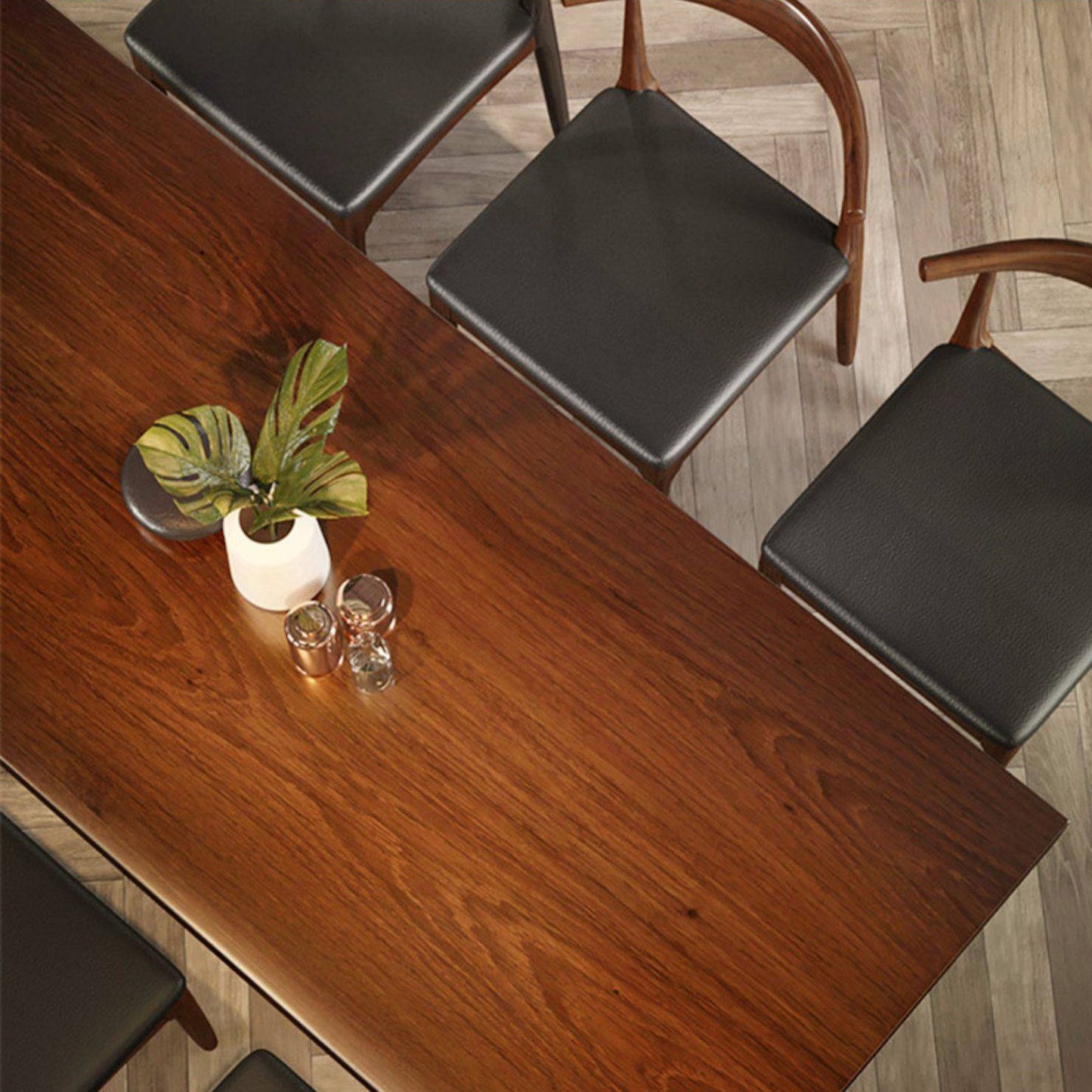 Industrial Solid Wood Furniture 1/4/5/7 Pcs Standard Height Dining Room Table Set Clearhalo 'Dining Room Sets' 'Dining Tables & Seating' 'dining_room_set' 'furn' 'furn_dining_room_set' 'Furniture' 'Kitchen & Dining Furniture' 7224206