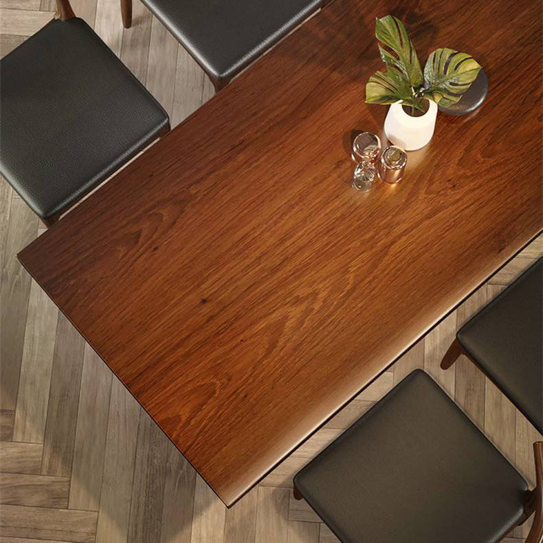 Industrial Solid Wood Furniture 1/4/5/7 Pcs Standard Height Dining Room Table Set Clearhalo 'Dining Room Sets' 'Dining Tables & Seating' 'dining_room_set' 'furn' 'furn_dining_room_set' 'Furniture' 'Kitchen & Dining Furniture' 7224207
