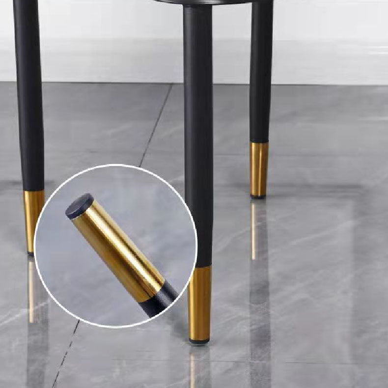 PU Leather Dining Chairs Nordic Style Parsons Armless Chair for Dining Room Clearhalo 'Dining Chairs' 'Dining Tables & Seating' 'dining_chair' 'furn' 'furn_dining_chair' 'Furniture' 'Kitchen & Dining Furniture' 7224254