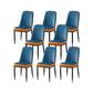PU Leather Dining Chairs Nordic Style Parsons Armless Chair for Dining Room Dark Blue-Orange 8 Piece Set Gold Clearhalo 'Dining Chairs' 'Dining Tables & Seating' 'dining_chair' 'furn' 'furn_dining_chair' 'Furniture' 'Kitchen & Dining Furniture' 7224303