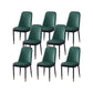 PU Leather Dining Chairs Nordic Style Parsons Armless Chair for Dining Room Green 8 Piece Set Gold Clearhalo 'Dining Chairs' 'Dining Tables & Seating' 'dining_chair' 'furn' 'furn_dining_chair' 'Furniture' 'Kitchen & Dining Furniture' 7224319