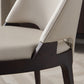 Modern Style Dining Chairs Upholstered Kitchen Chairs with Wood Legs