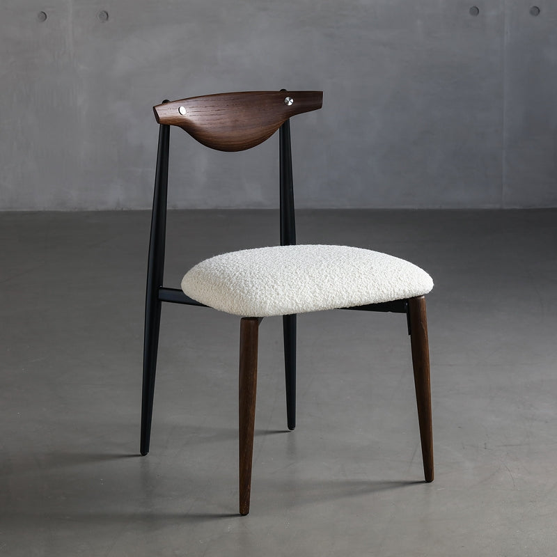 Industrial Style Armless Dining Chairs Solid Wood Open Back Chairs for Bedroom Clearhalo 'Dining Chairs' 'Dining Tables & Seating' 'dining_chair' 'furn' 'furn_dining_chair' 'Furniture' 'Kitchen & Dining Furniture' 7224465