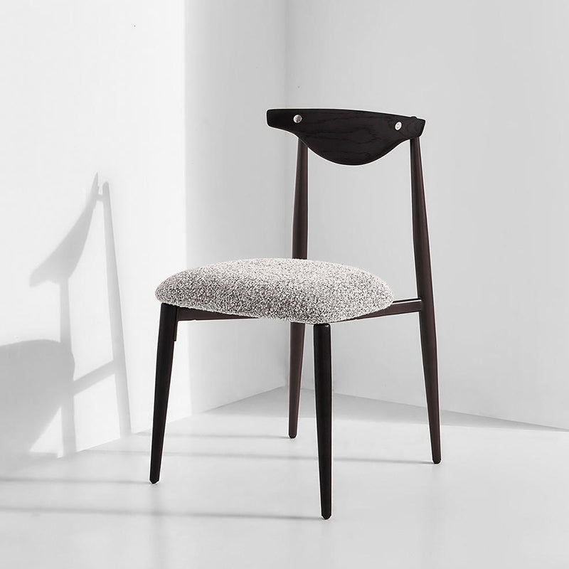 Industrial Style Armless Dining Chairs Solid Wood Open Back Chairs for Bedroom Clearhalo 'Dining Chairs' 'Dining Tables & Seating' 'dining_chair' 'furn' 'furn_dining_chair' 'Furniture' 'Kitchen & Dining Furniture' 7224466