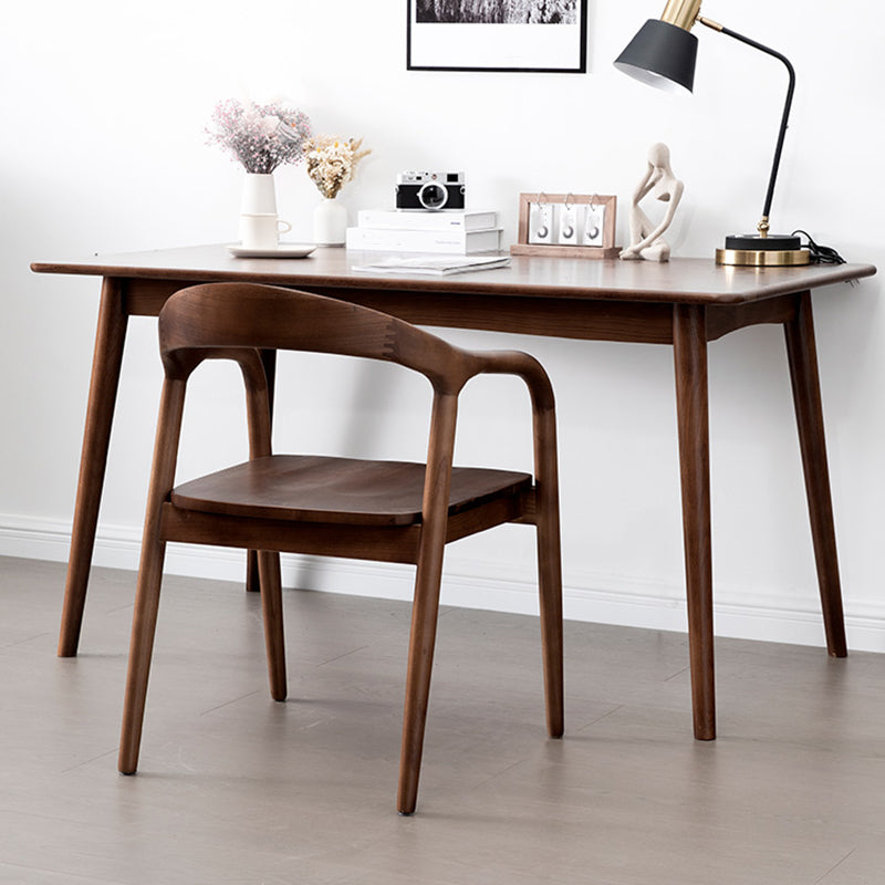 Solid Wood Dining Chairs Nordic Style Open Back Dining Chair Clearhalo 'Dining Chairs' 'Dining Tables & Seating' 'dining_chair' 'furn' 'furn_dining_chair' 'Furniture' 'Kitchen & Dining Furniture' 7224588