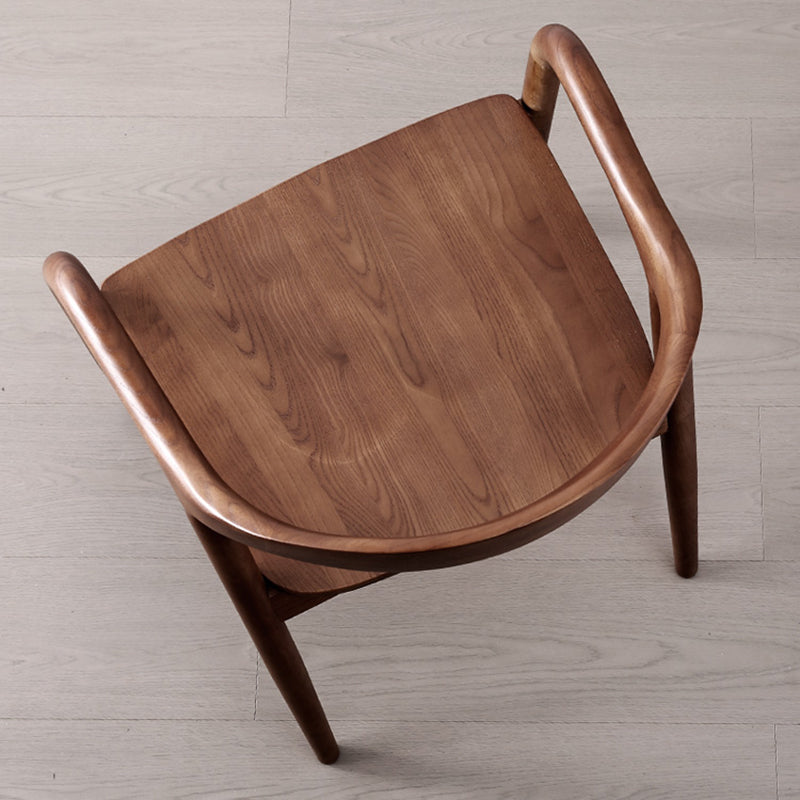 Solid Wood Dining Chairs Nordic Style Open Back Dining Chair Clearhalo 'Dining Chairs' 'Dining Tables & Seating' 'dining_chair' 'furn' 'furn_dining_chair' 'Furniture' 'Kitchen & Dining Furniture' 7224591