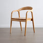 Solid Wood Dining Chairs Nordic Style Open Back Dining Chair Natural 1 Piece Clearhalo 'Dining Chairs' 'Dining Tables & Seating' 'dining_chair' 'furn' 'furn_dining_chair' 'Furniture' 'Kitchen & Dining Furniture' 7224595
