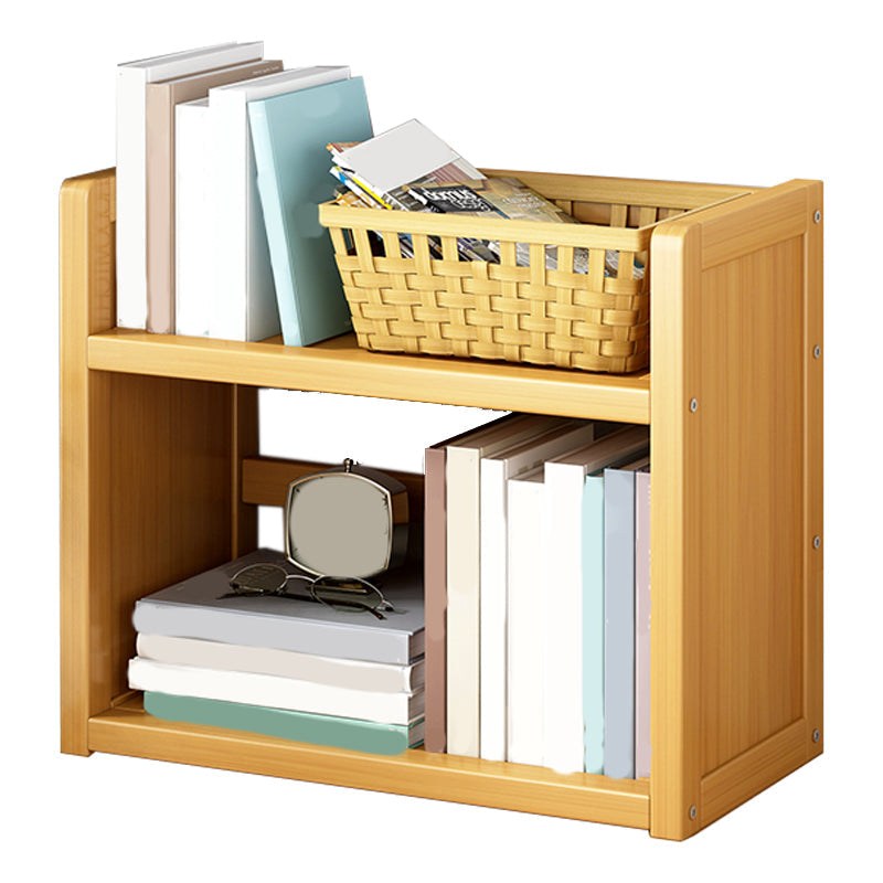 Contemporary Lacquered Accent Chest, Rectangle Storage Chest with Shelves 15.7"L x 7.9"W x 15.4"H Natural Clearhalo 'Cabinets & Chests' 'cabinets_chests' 'furn' 'furn_cabinets_chests' 'Furniture' 'Living Room Furniture' 7224972