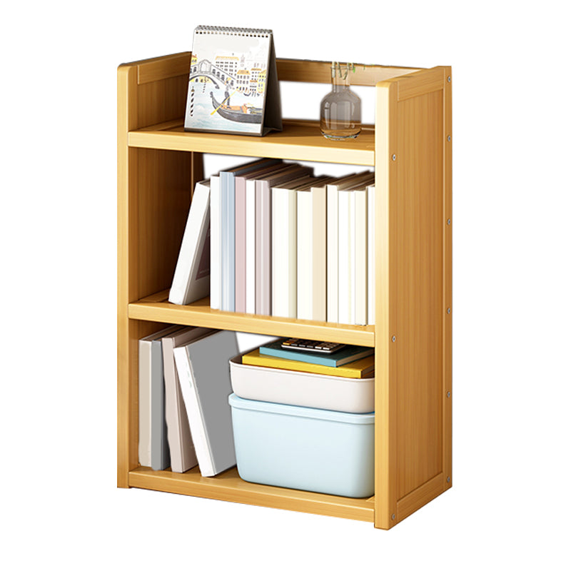 Contemporary Lacquered Accent Chest, Rectangle Storage Chest with Shelves 15.7"L x 7.9"W x 25.6"H Natural Clearhalo 'Cabinets & Chests' 'cabinets_chests' 'furn' 'furn_cabinets_chests' 'Furniture' 'Living Room Furniture' 7224978