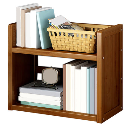 Contemporary Lacquered Accent Chest, Rectangle Storage Chest with Shelves 15.7"L x 7.9"W x 15.4"H Brown Clearhalo 'Cabinets & Chests' 'cabinets_chests' 'furn' 'furn_cabinets_chests' 'Furniture' 'Living Room Furniture' 7224983