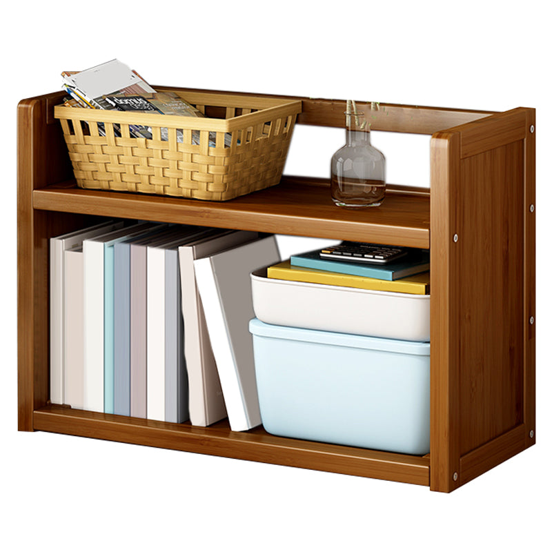 Contemporary Lacquered Accent Chest, Rectangle Storage Chest with Shelves 19.7"L x 7.9"W x 15.4"H Brown Clearhalo 'Cabinets & Chests' 'cabinets_chests' 'furn' 'furn_cabinets_chests' 'Furniture' 'Living Room Furniture' 7224985