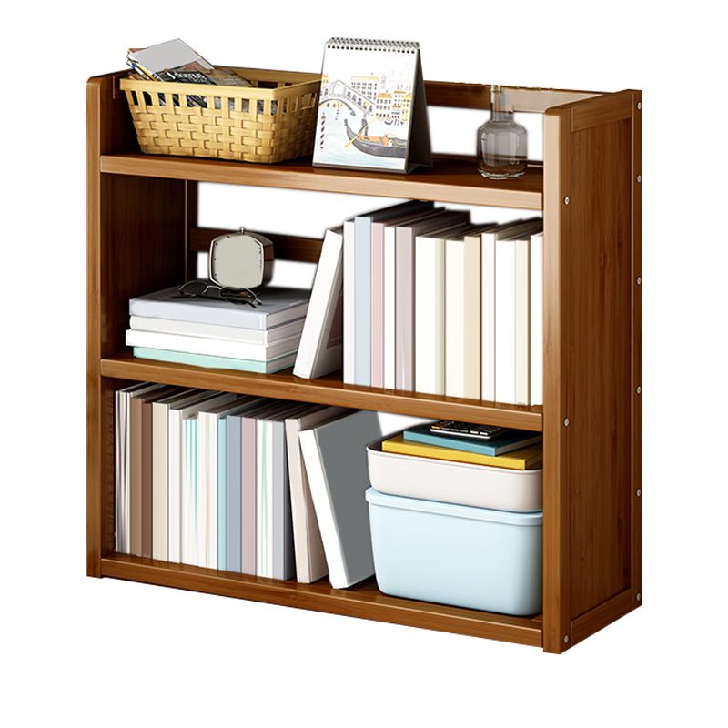 Contemporary Lacquered Accent Chest, Rectangle Storage Chest with Shelves 26"L x 7.9"W x 25.6"H Brown Clearhalo 'Cabinets & Chests' 'cabinets_chests' 'furn' 'furn_cabinets_chests' 'Furniture' 'Living Room Furniture' 7224990