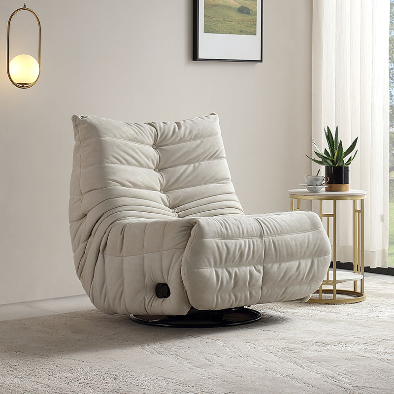 Chaise inclinable de couleur unie à bascule à bascule