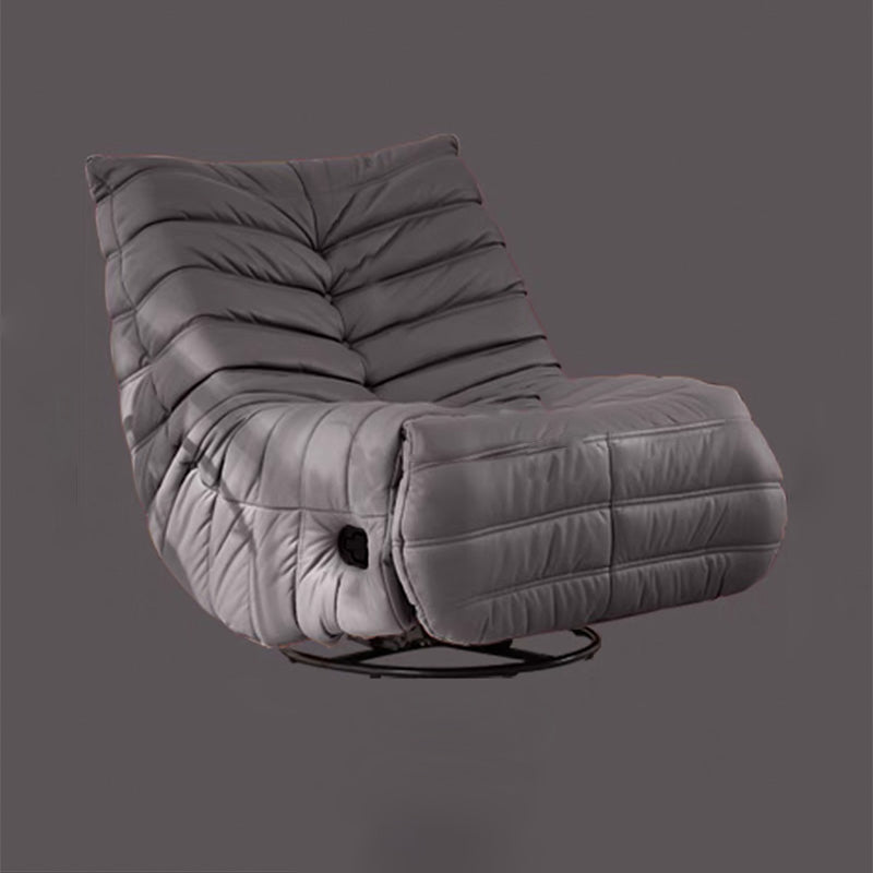 Chaise inclinable de couleur unie à bascule à bascule