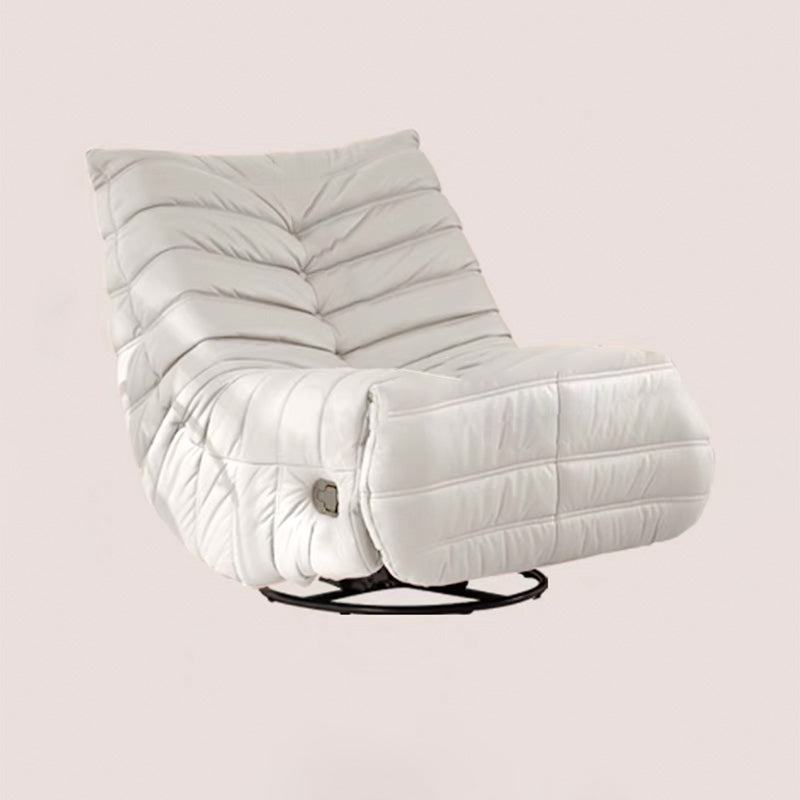 Chaise inclinable de couleur unie à bascule à bascule