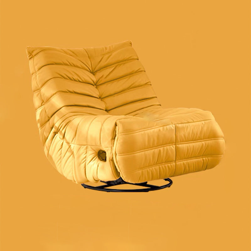 Chaise inclinable de couleur unie à bascule à bascule