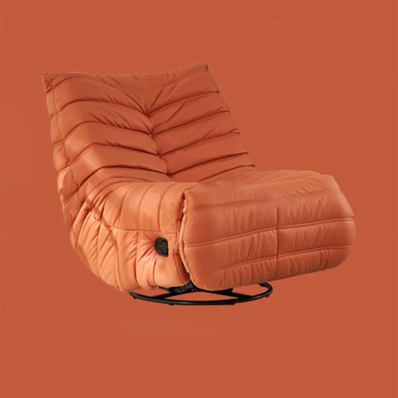 Chaise inclinable de couleur unie à bascule à bascule