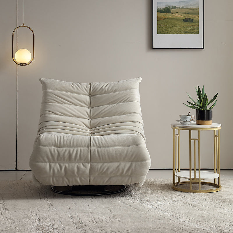 Chaise inclinable de couleur unie à bascule à bascule