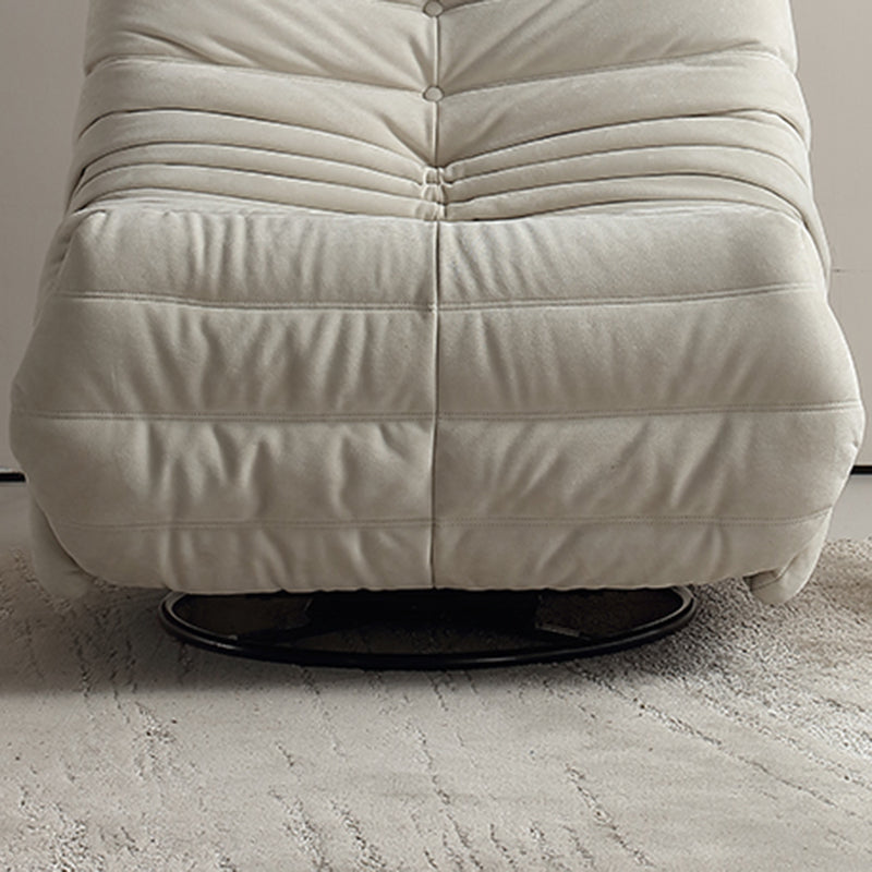 Chaise inclinable de couleur unie à bascule à bascule