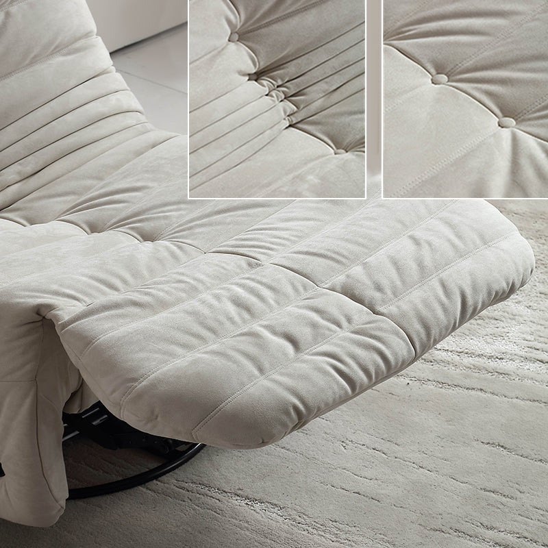 Chaise inclinable de couleur unie à bascule à bascule