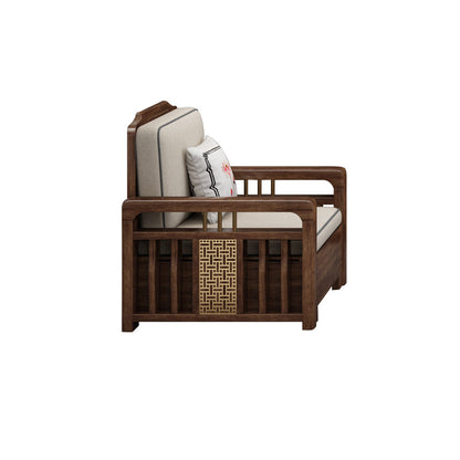 L-Shaped Square Arms Sofas Water Resistant Wooden Sectionals 1-Seater Sofa Cotton and Linen Clearhalo 'furn' 'furn_sectionals' 'Furniture' 'Living Room Furniture' 'Sectionals' 7225039