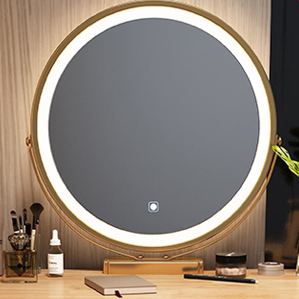 Skandinavischer Gummi -Make -up -Schalter mit Schubladen -Waschtisch