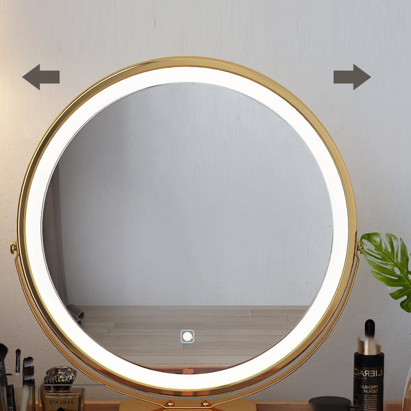 Modern Drawers Dressing Table Solid Wood Dresser Mirrored Vanity Set Clearhalo 'Bedroom Furniture' 'furn' 'furn_makeup_vanities' 'Furniture' 'Makeup Vanities' 'makeup_vanities' 7225081