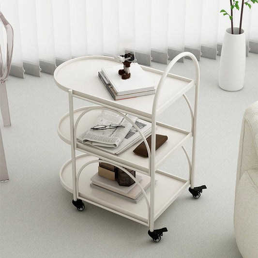 Tavolo angolare contemporaneo da 14 "tavolo a 3 livelli con archiviazione