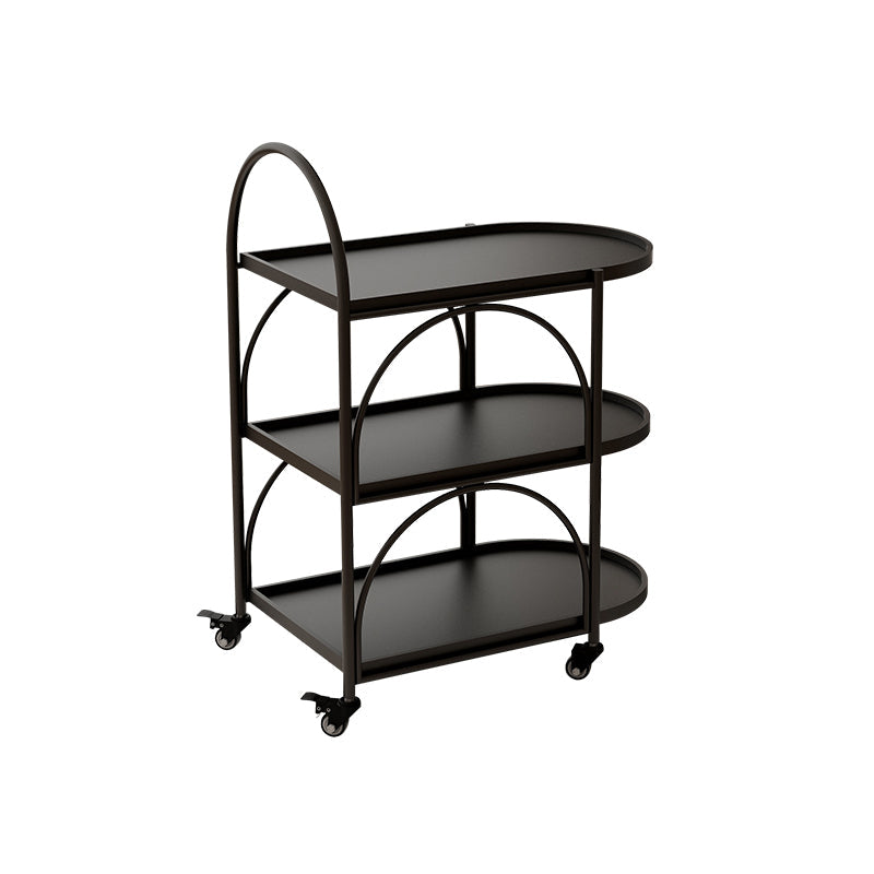 14" Wide Contemporary Corner Table 3-Tier Side Table with Storage