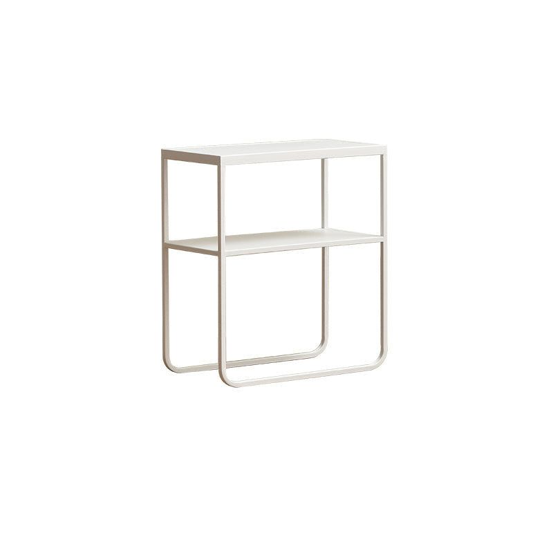 9" Wide Contemporary Corner Table Rectangular Accent Side Table White 1 Clearhalo 'Coffee & Accent Tables' 'End & Side Tables' 'end_side_tables' 'furn' 'furn_end_side_tables' 'Furniture' 'Living Room Furniture' 7225189