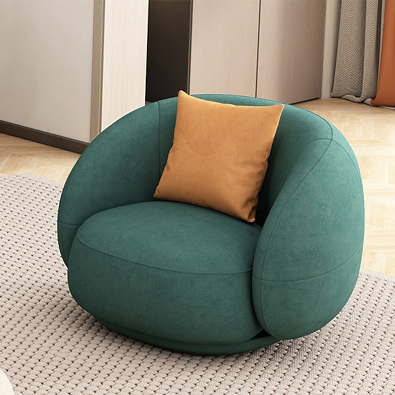 35" Wide Contemporary Sofa Forest Green Leather Stationary Seating 35.5"L x 29.5"W x 27.5"H Tech Cloth Clearhalo 'furn' 'furn_sofas' 'Furniture' 'Living Room Furniture' 'Sofa' 'sofas' 7225226