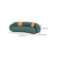 35" Wide Contemporary Sofa Forest Green Leather Stationary Seating Clearhalo 'furn' 'furn_sofas' 'Furniture' 'Living Room Furniture' 'Sofa' 'sofas' 7225235