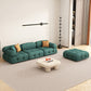 35" Wide Contemporary Sofa Forest Green Stain Resistant Seating