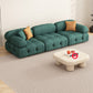 35" Wide Contemporary Sofa Forest Green Stain Resistant Seating