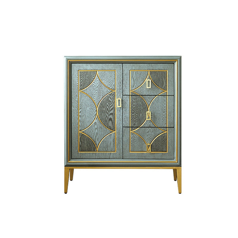 Classic Glam Storage Chest Dresser Solid Wood Storage Chest , 15.21 Inch Width 31"L x 15"W x 37"H Light Green Clearhalo 'Bedroom Furniture' 'Dressers & Chests' 'dressers_chests' 'furn' 'furn_dressers_chests' 'Furniture' 7226102