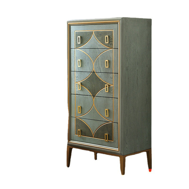 Classic Glam Storage Chest Dresser Solid Wood Storage Chest , 15.21 Inch Width Clearhalo 'Bedroom Furniture' 'Dressers & Chests' 'dressers_chests' 'furn' 'furn_dressers_chests' 'Furniture' 7226104