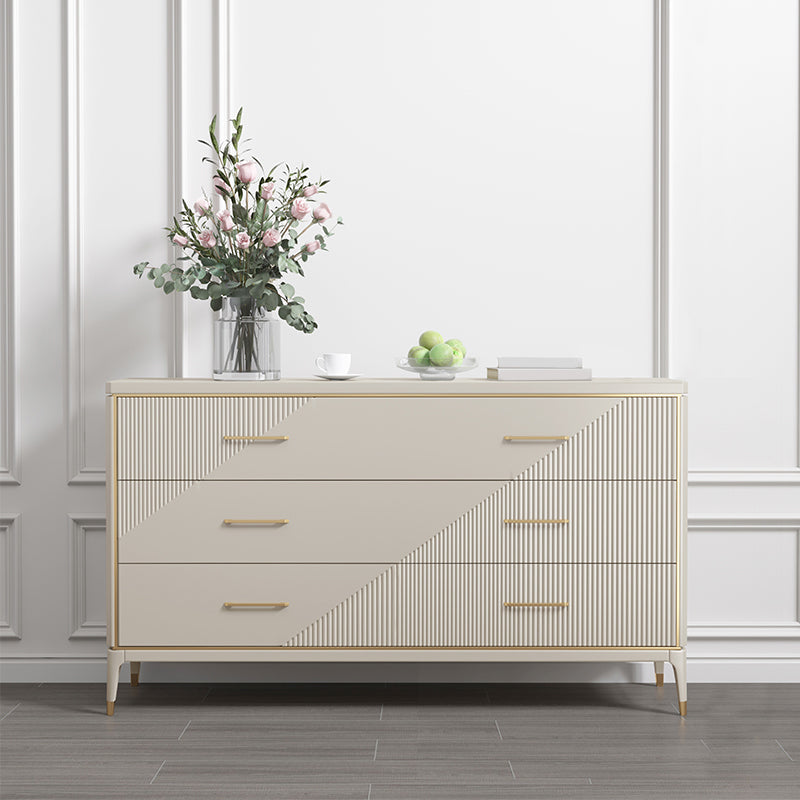 Cofre de almacenamiento Glam clásico 3/5/6/10 cajones de cajones dobles, 15.6 pulgadas de ancho