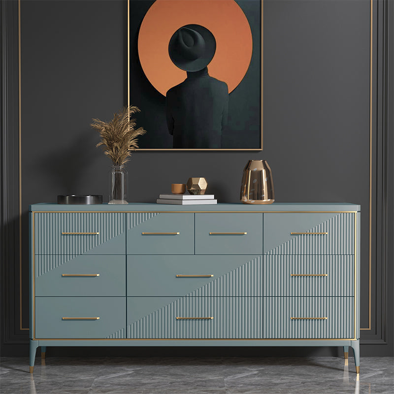 Cofre de almacenamiento Glam clásico 3/5/6/10 cajones de cajones dobles, 15.6 pulgadas de ancho