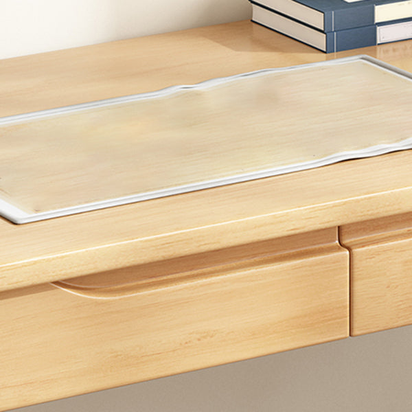 Scrivania da ufficio rettangolo di legno con cassetti