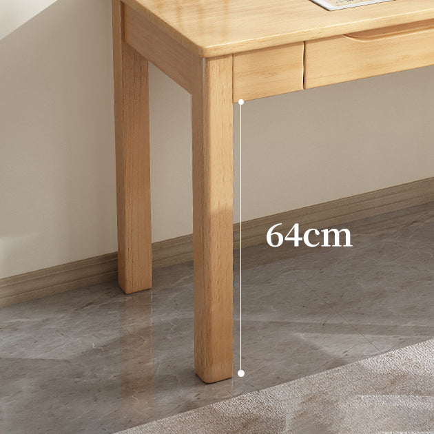 Scrivania da ufficio rettangolo di legno con cassetti