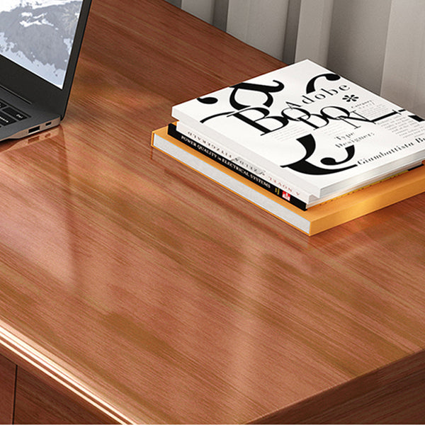Wooden Rectangle Office Desk Modern Style Computer Desk with Drawers for Home Clearhalo 'furn' 'furn_office_desk' 'Furniture' 'Office Desks' 'Office Furniture' 'office_desk' 7226318