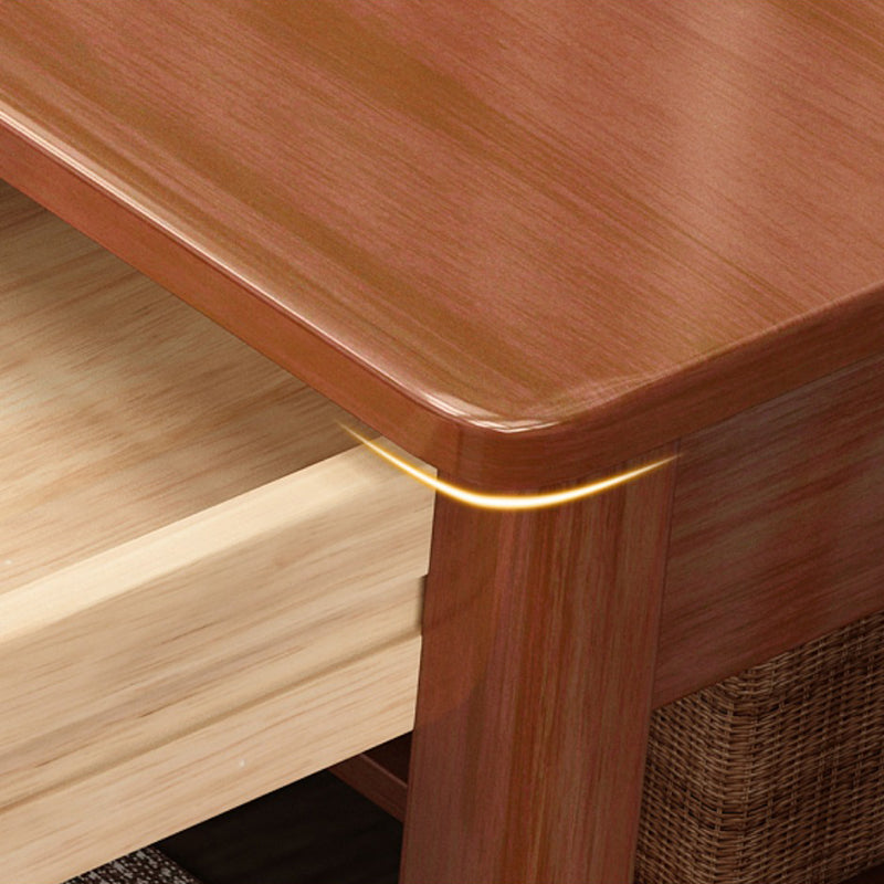 Wooden Rectangle Office Desk Modern Style Computer Desk with Drawers for Home Clearhalo 'furn' 'furn_office_desk' 'Furniture' 'Office Desks' 'Office Furniture' 'office_desk' 7226320