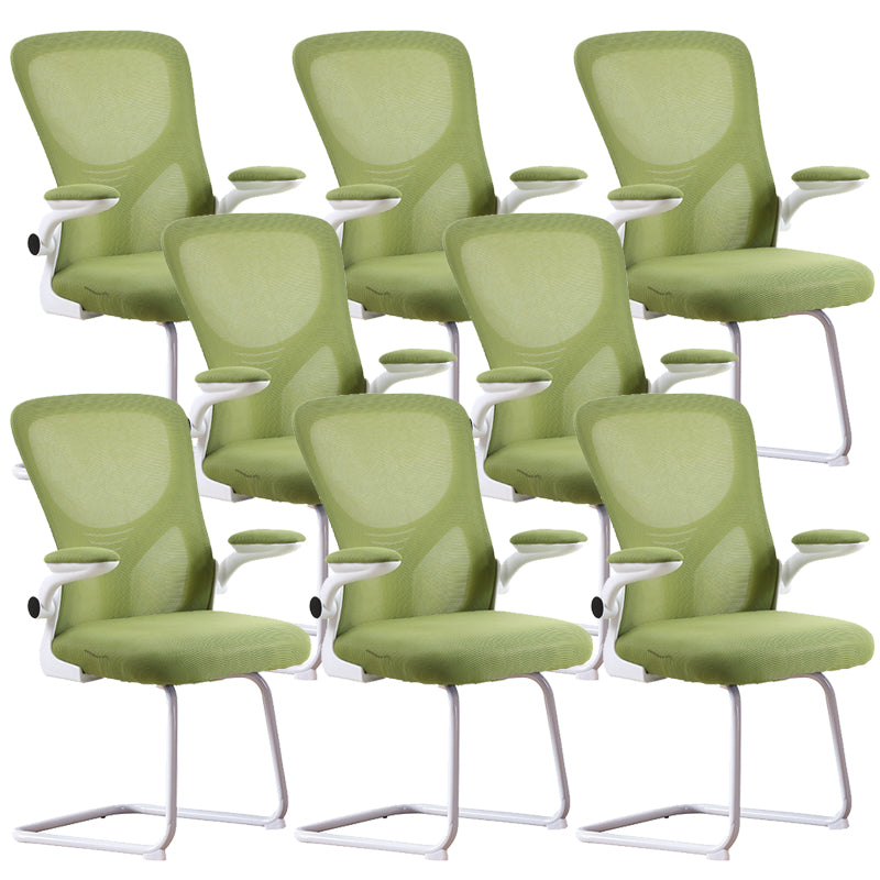 Modern Arms Included Chair High-Back Mesh Desk Chair in Black/ Green/ Gray/ Blue /Pink